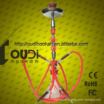 Arabic hookah shisha verre hookah luxueux hookah 4 hose hookahs vente